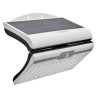 Aplique / Lampara Solar Led Jardín Blanca Con Sensor de Movimiento y Crepuscular. IP44