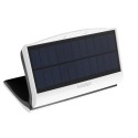 Aplique / Lampara Solar Led Jardín Blanca Con Sensor de Movimiento y Crepuscular. IP44