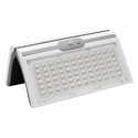 Aplique / Lampara Solar Led Jardín Blanca Con Sensor de Movimiento y Crepuscular. IP44
