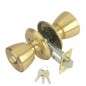 Pomo MCM 501B Con Llave y Condena Latonado Entrada 60 mm. Pomo MCM 501B Con Llave y Condena Latonado Entrada 60 mm.