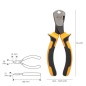 Alicates Corte Frontal 150 mm. Acero DIN 5745. Pelacables, Corta Cables, Pelador Cables, Alicates Corte Frontal 150 mm. Acero DIN 5745. Pelacables, Corta Cables, Pelador Cables,