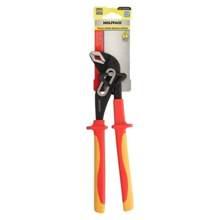 Tenaza Abertura Múltiple 240 mm. Mangos Aislados Acero Cromo Vanadio, Tenazas Electricista, Tenazas Abertura Múltiple
