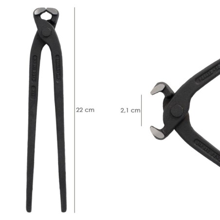 Tenazas Rusas Plus Cromo Vanadio DIN / ISO 9242 9" Tenazas Ferralla, Carpintería, Construcción