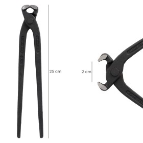 Tenazas Rusas Plus Cromo Vanadio DIN / ISO 9242 10" Tenazas Ferralla, Carpintería, Construcción