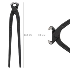 Tenazas Rusas Plus Cromo Vanadio DIN / ISO 9242 11" Tenazas Ferralla, Carpintería, Construcción