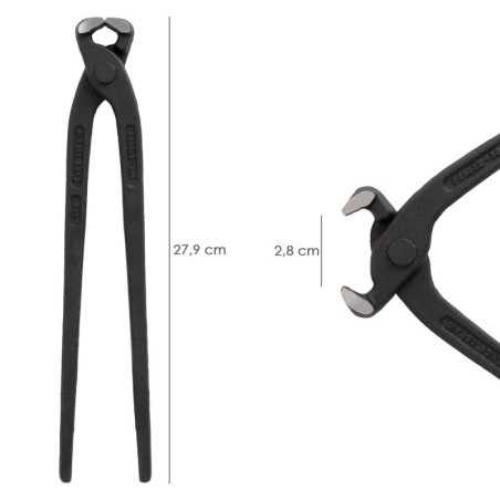 Tenazas Rusas Plus Cromo Vanadio DIN / ISO 9242 11" Tenazas Ferralla, Carpintería, Construcción
