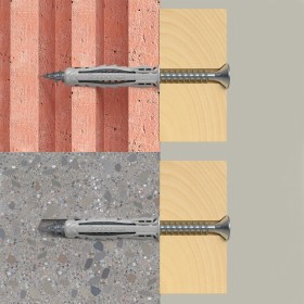 Taco Fischer SX Plus Diámetro 4 x 20 mm. (Caja de 200 piezas)