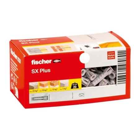 Taco Fischer SX Plus Diámetro 5 x 25 mm. (Caja de 100 piezas)
