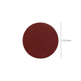 Lija Recambio Velcro Disco Diámetro 125 mm. Con Agujeros Grano 180 (10 Piezas)