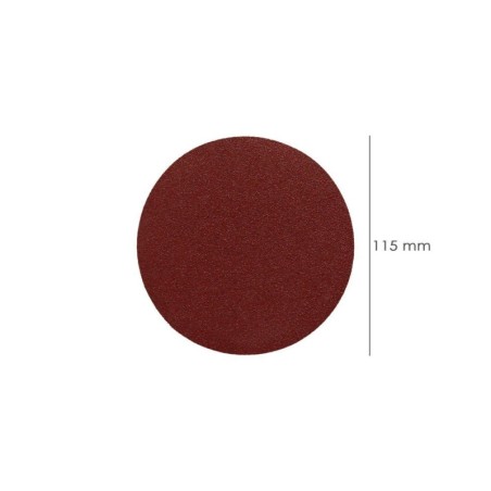Lija Recambio Velcro Disco Diámetro 125 mm. Con Agujeros Grano 180 (10 Piezas)