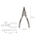 Alicates Arandelas Exteriores Recto 125 mm. acero Din 5254. Anillos De Presión, Anillos De Retención, Arandelas Circlips