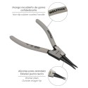Alicates Arandelas Exteriores Recto 175mm. Acero Din 5254. Anillos De Presión, Anillos De Retención, Arandelas Circlips