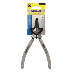 Alicates Arandelas Exteriores Curvo 175 mm. Acero Din 5254. Anillos De Presión, Anillos De Retención, Arandelas Circlips