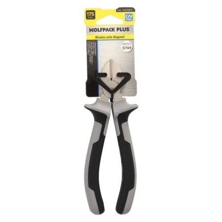 Alicates Corte Diagonal 175 mm. Acero Cromo Vanadio DIN-ISO 5749 Pelacables, Corta Cables, Pelador Cables