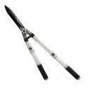 Tijera Podar Setos 2 Manos Aluminio Telescópicas, Hojas Acero Antiadherente, Mango TPR, Ajuste Corte,