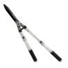 Tijera Podar Setos 2 Manos Aluminio Telescópicas, Hojas Acero Antiadherente, Mango TPR, Ajuste Corte,