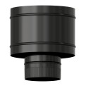 Terminal Antirrevocante Estufa Vitrificado Negro Diámetro 120 mm.