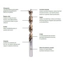 Broca Alpen Madera Timber Twist Ø 12,0 mm. (Blister 1 Unidad)