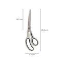 Tijeras Multiuso Acero Inoxidable 9,5" / 240 mm. Hojas Acero Inoxidable, Mango Cómodo y Suave