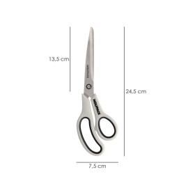 Tijeras Multiuso Acero Inoxidable 9,5" / 240 mm. Hojas Acero Inoxidable, Mango Cómodo y Suave