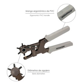 Sacabocados Estrella Industrial 225 mm. Agujeros de Diámetro 2,0 a 4.5 mm.