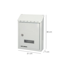 Buzón Exterior 205 x 300 x 70 mm. Blanco