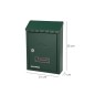Buzón Exterior 205 x 300 x 70 mm. Verde Buzón Exterior 205 x 300 x 70 mm. Verde