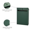 Buzón Exterior 205 x 300 x 70 mm. Verde