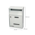 Buzón Exterior Country Blanco 215 x 320 x 105 mm.