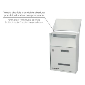 Buzón Exterior Country Blanco 215 x 320 x 105 mm.