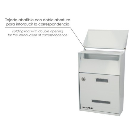 Buzón Exterior Country Blanco 215 x 320 x 105 mm.