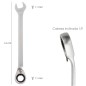 Llave Combinada Con Carraca 11 mm. DIN 3113 Llave Combinada Con Carraca 11 mm. DIN 3113
