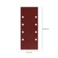 Lija Recambio Con Velcro 93x228 mm. con Agujeros Grano 120 (10 Piezas) Lija Recambio Con Velcro 93x228 mm. con Agujeros Grano 120 (10 Piezas)