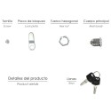 Cerradura Recambio Para Buzón Residence
