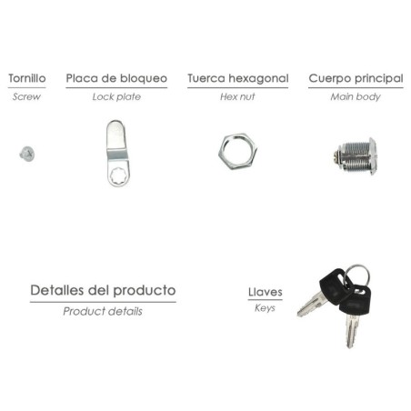 Cerradura Recambio Para Buzón Residence