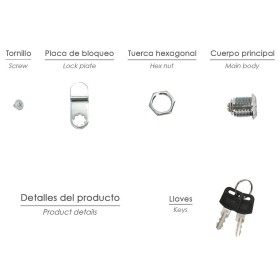 Cerradura Recambio Para Buzón Country
