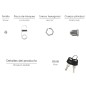 Cerradura Recambio Para Buzón House Cerradura Recambio Para Buzón House