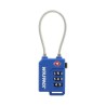 Candado Seguridad Equipaje Tsa 3 Dígitos Con Cable Acero. Candado Combinación, Maleta, Viaje, Mochilas, Seguridad