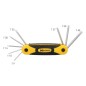 Juego Llaves Torx Plegable 8 Piezas Inviolable, Llave Torx Hexagonal, Llave Estrella, Llave Allen Estrella Juego Llaves Torx Plegable 8 Piezas Inviolable, Llave Torx Hexagonal, Llave Estrella, Llave Allen Estrella