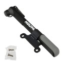 Bomba Para Bicicletas, Inflador Para Bicicleta, Bomba Patinete. Válvulas Schrader, Dunlop y Presta 8 Bares, Con soporte Bici