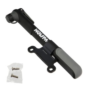 Bomba Para Bicicletas, Inflador Para Bicicleta, Bomba Patinete. Válvulas Schrader, Dunlop y Presta 8 Bares, Con soporte Bici