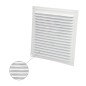 Rejilla Ventilación Aluminio Con Mosquitera Atornillable 200 x 200 mm. Color Blanco Rejilla Ventilación Aluminio Con Mosquitera Atornillable 200 x 200 mm. Color Blanco
