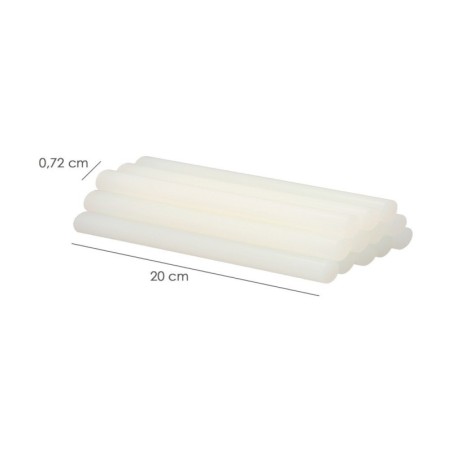 Barras De Pegamento Caliente Diámetro 7,2 mm. bolsa De 500 Gramos. Barras Silicona