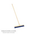 Cepillo Barrendero Industrial Fibra Semi Rígida PVC. Soporte Polipropileno 50 cm. (Sin Mango)