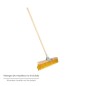 Cepillo Barrendero Industrial Fibra Polipropileno. Soporte Madera 50 cm. (Sin Mango) Cepillo Barrendero Industrial Fibra Polipropileno. Soporte Madera 50 cm. (Sin Mango)