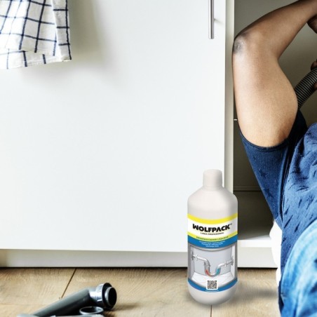Desatascador Liquido Profesional 1 Litro. Gel Eliminador De Atascos, Desatascador Tuberías, Desatascador Pelos Tuberías