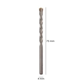 Broca Widia Piedra / Hormigón Diámetro 4 mm. Din 8039 Punta de Tungsteno.