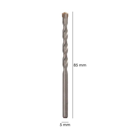 Broca Widia Piedra / Hormigón Diámetro 5 mm. Din 8039 Punta de Tungsteno.