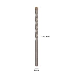 Broca Widia Piedra / Hormigón Diámetro 6 mm. Din 8039 Punta de Tungsteno.