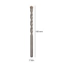 Broca Widia Piedra / Hormigón Diámetro 7 mm. Din 8039 Punta de Tungsteno.